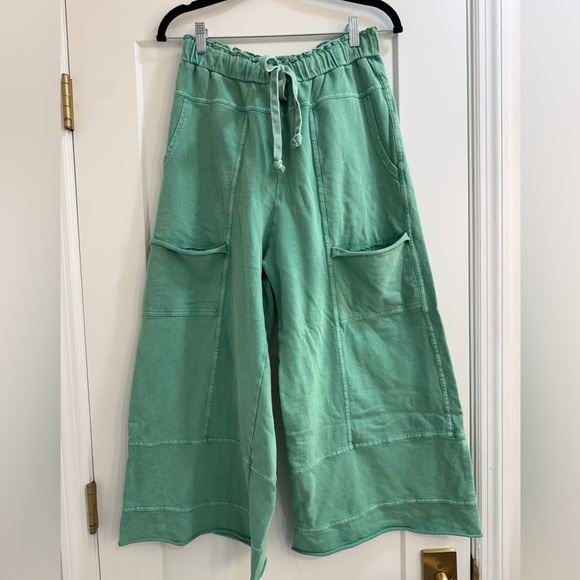 Lucky One Wide Leg Pants | Three Birds Nest | Easel LA - Picture 3 of 6